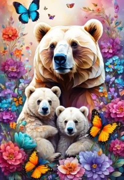 Alipson - Legpuzzel - Beren - 1000 stukjes