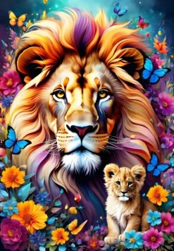 Alipson Puzzle - Legpuzzel - Lions - Maternal Love Collection - 1000 stukjes