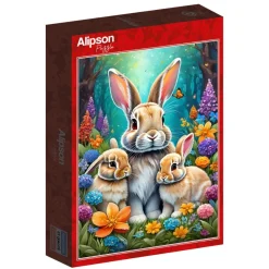 Alipson Puzzle - Legpuzzel - Spring Bunnies - 1000 stukjes