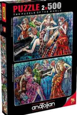 Anatolian - Legpuzzel - Colorful Notes - 2x500 stukjes