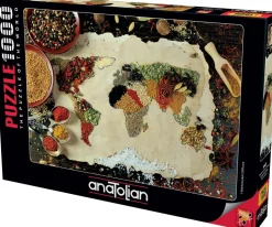 Anatolian - Legpuzzel - Herbal World Map - 1000 - stukjes