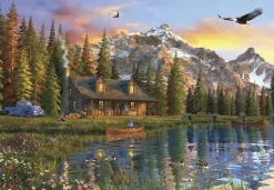 Anatolian - Legpuzzel - Old Log Cabin - 2000 stukjes