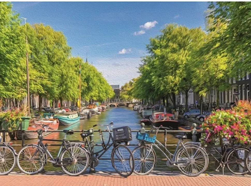 Art Puzzle - Legpuzzel - Amsterdam Canal - 2000 stukjes