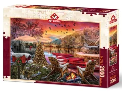 Art Puzzle - Legpuzzel - Caravan Camp - 2000 stukjes