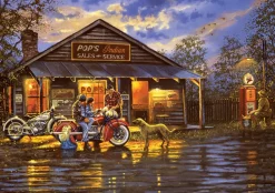 Art Puzzle - Legpuzzel - Motorcyclist - 1000 stukjes