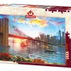 Art Puzzle - Legpuzzel - Sunset on New York - 1000 stukjes