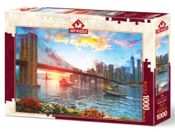 Art Puzzle - Legpuzzel - Sunset on New York - 1000 stukjes