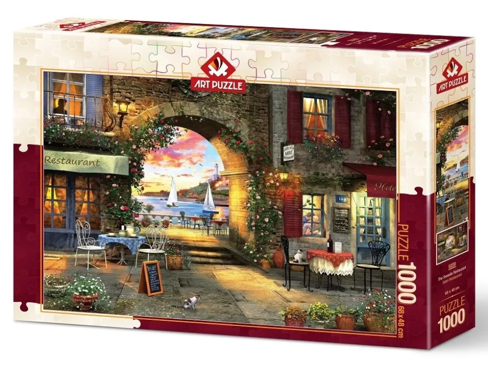 Art Puzzle - Legpuzzel - The Seaside Restaurant - 1000 stukjes