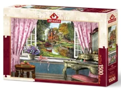 Art Puzzle - Legpuzzel - The Chateau In My Window - 1500 stukjes