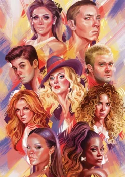 Art Puzzle - Legpuzzel - World Music Stars - 2000 stukjes