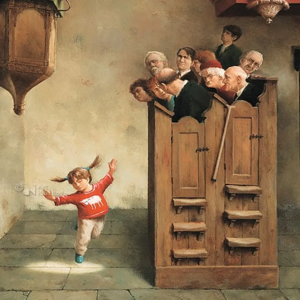 Art Revisited - Legpuzzel - Dansje in de Kerk - 500 stukjes