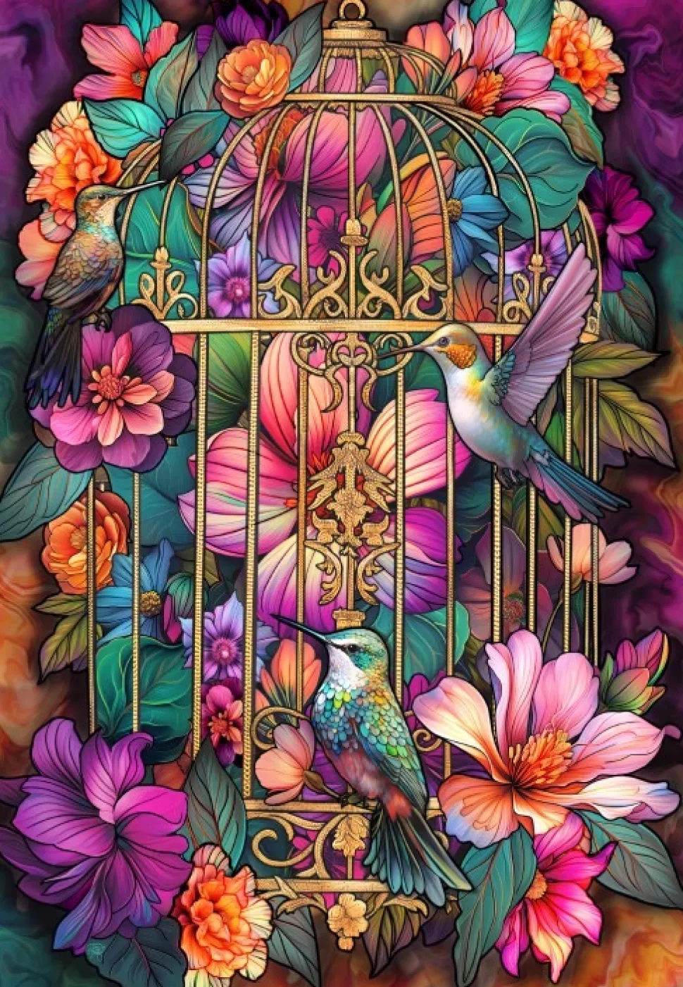 Bluebird - Legpuzzel - Captured Beauty - 1000 stukjes