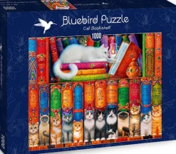 Bluebird - Legpuzzel - Cat Bookshelf - 1000 stukjes