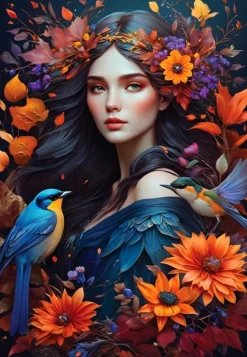 Bluebird - Legpuzzel - Meliae - Soul of Nature Collection - 1000 stukjes