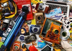 Bluebird - Legpuzzel - Retro Camera Tabletop - 1000 stukjes