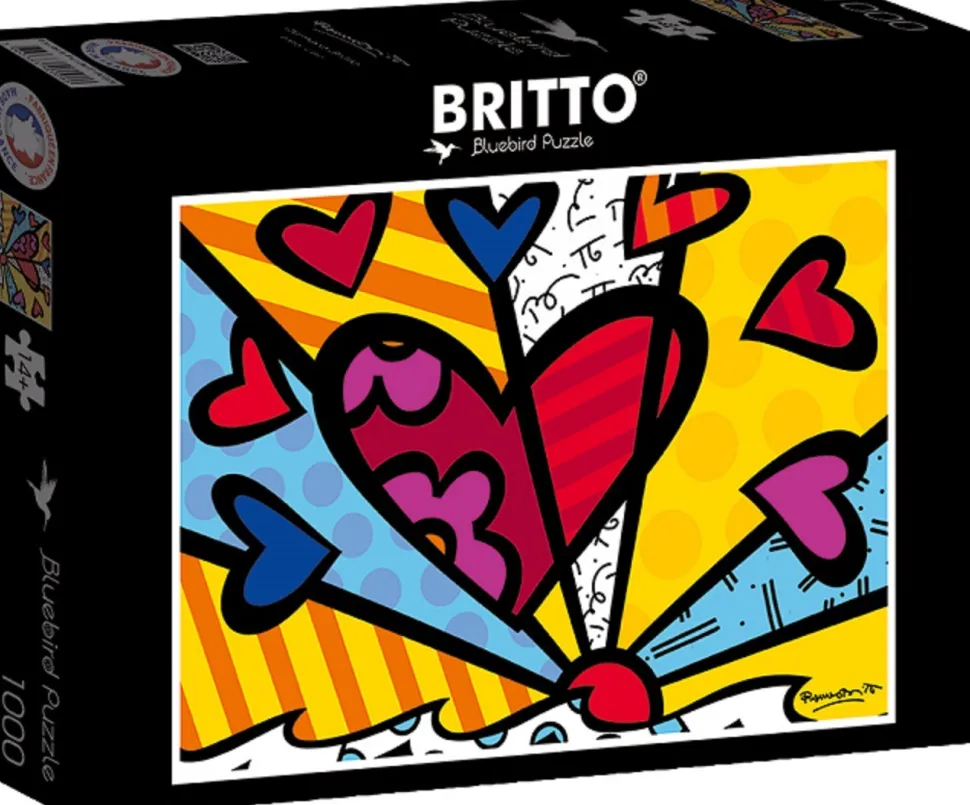 Bluebird - Legpuzzel - Romero Britto - New Day - 1000 stukjes