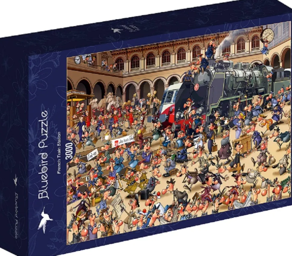 Bluebird - Legpuzzel - Train Station - 3000 stukjes