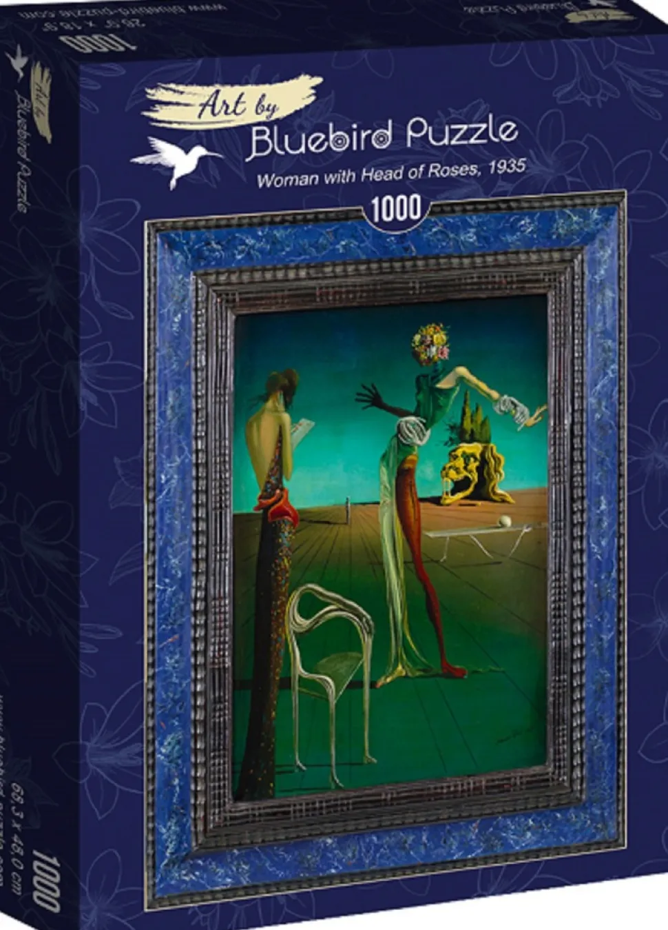 Bluebird - Legpuzzel - Vrouw met Rozenhoofd, 1935 - 1000 stukjes