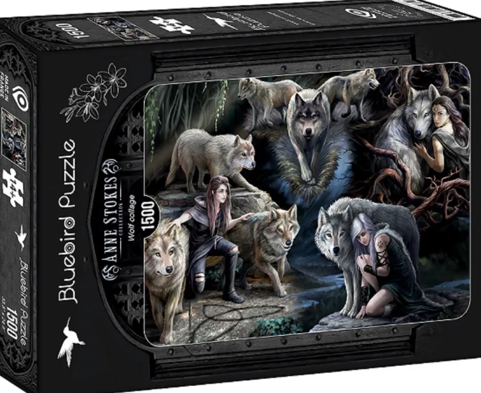 Bluebird - Legpuzzel - Wolf Collage - 1500 stukjes