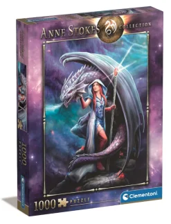 Clementoni - Legpuzzel - Anne Stokes - Dragon Mage - 1000 stukjes