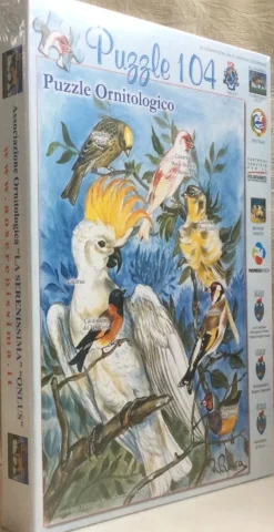 Clementoni - Legpuzzel - ornittol 2 90975 (geel/blauw) - 100 stukjes