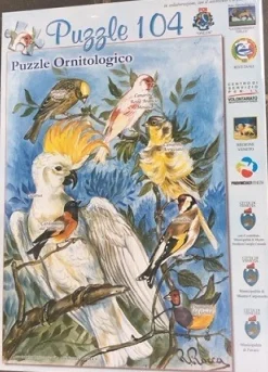 Clementoni - Legpuzzel - ornittol 2 90975 (geel/blauw) - 100 stukjes