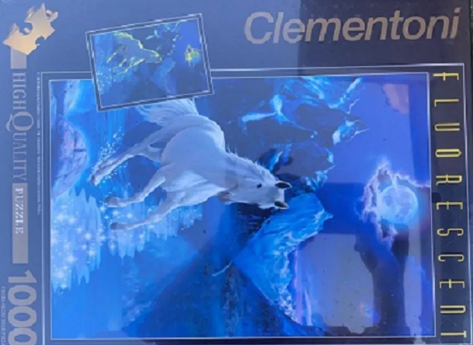 Clementoni - Legpuzzel - The White Stallion - 1000 stukjes
