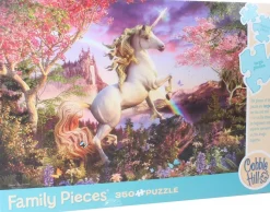 Cobble Hill - Familielegpuzzel - Realm of the Unicorn - 350 stukjes 3 maten