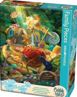 Cobble Hill - Familielegpuzzel - Candy Cottage - 350 stukjes 3 maten