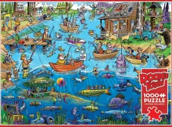Cobble Hill - Legpuzzel - Doodle Town - Gone Fishing - 1000 stukjes