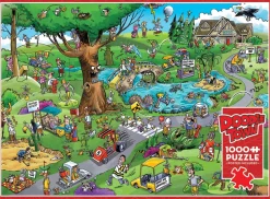 Cobble Hill - Legpuzzel - Doodle Town - Par For the Course - 1000 stukjes