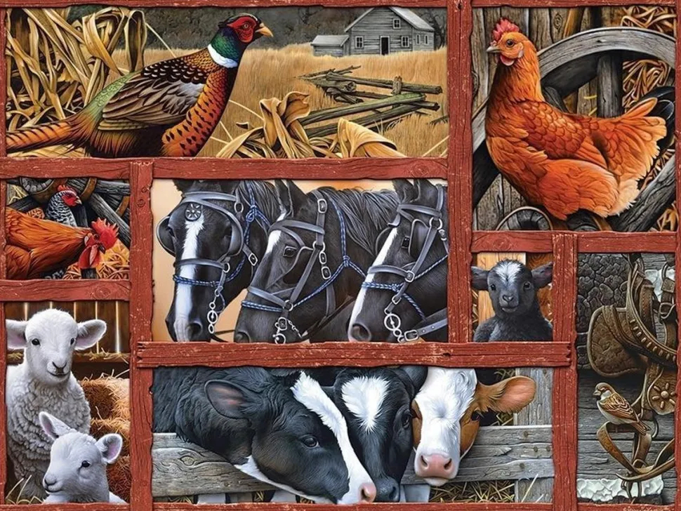 Cobble Hill - Legpuzzel - Farmyard Friends - 275 XL- stukjes