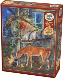 Cobble Hill - Legpuzzel - Holiday Horsies - 275 XL stukjes