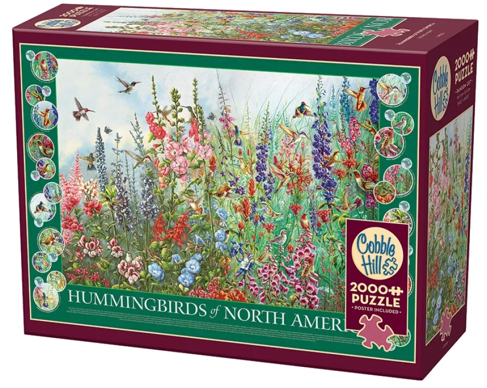 Cobble Hill - Legpuzzel - Hummingbirds Of North America - 2000 stukjes