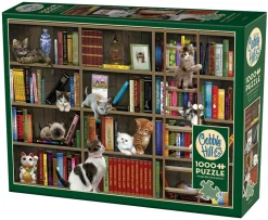 Cobble Hill - Legpuzzel - Kitty Librarians - 1000 stukjes