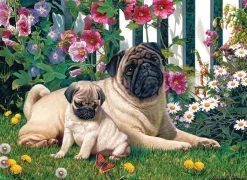 Cobble Hill - Legpuzzel - Pug Family - 1000 stukjes