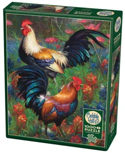Cobble Hill - Legpuzzel - Roosters - 1000 stukjes