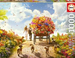 Educa - Legpuzzel - Bloemenwagen - 1000 stukjes