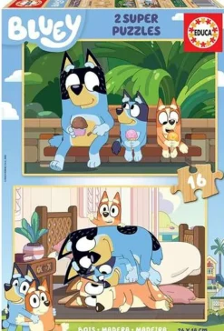 Educa - Legpuzzel - Bluey - 2x16 stukjes