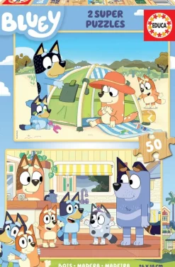 Educa - Legpuzzel - Bluey - 2x50 stukjes