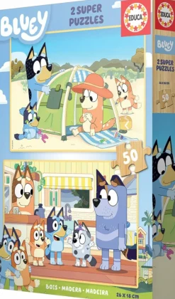 Educa - Legpuzzel - Bluey - 2x50 stukjes