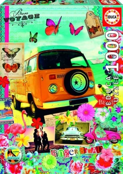 Educa - Legpuzzel - Bon Voyage Ginger&Bread - 1000 stukjes