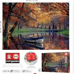 Educa - Legpuzzel - Boot Op Het Meer - 2000 stukjes