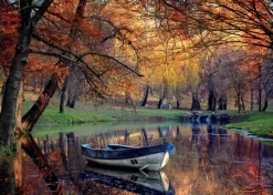 Educa - Legpuzzel - Boot Op Het Meer - 2000 stukjes