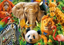 Educa - Legpuzzel - Collage Wilde Dieren - 500 stukjes