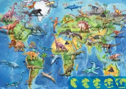 Educa - Legpuzzel - Dinosaurus Wereldkaart - 150 stukjes