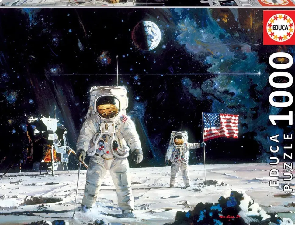 Educa - Legpuzzel - Eerste Man op de Maan - 1000 stukjes