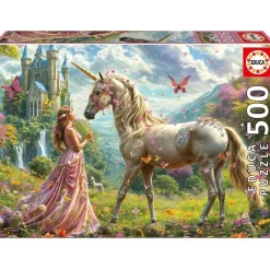 Educa - Legpuzzel - Feeen, Eenhorns en Vlinders - 500 stukjes