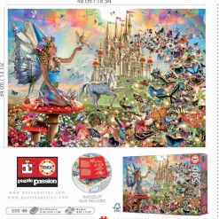 Educa - Legpuzzel - Feeën en Vlinders - 500 stukjes