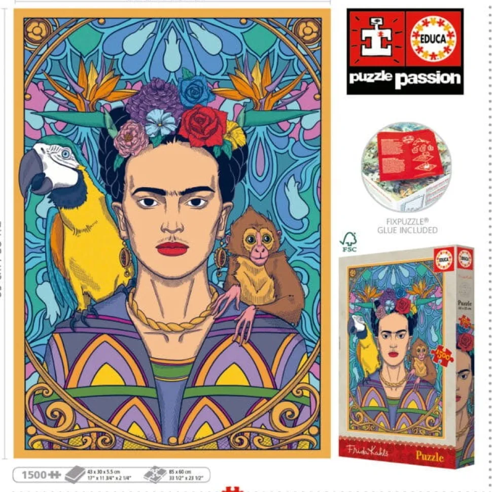 Educa - Legpuzzel - Frida Kahlo - 1500 stukjes